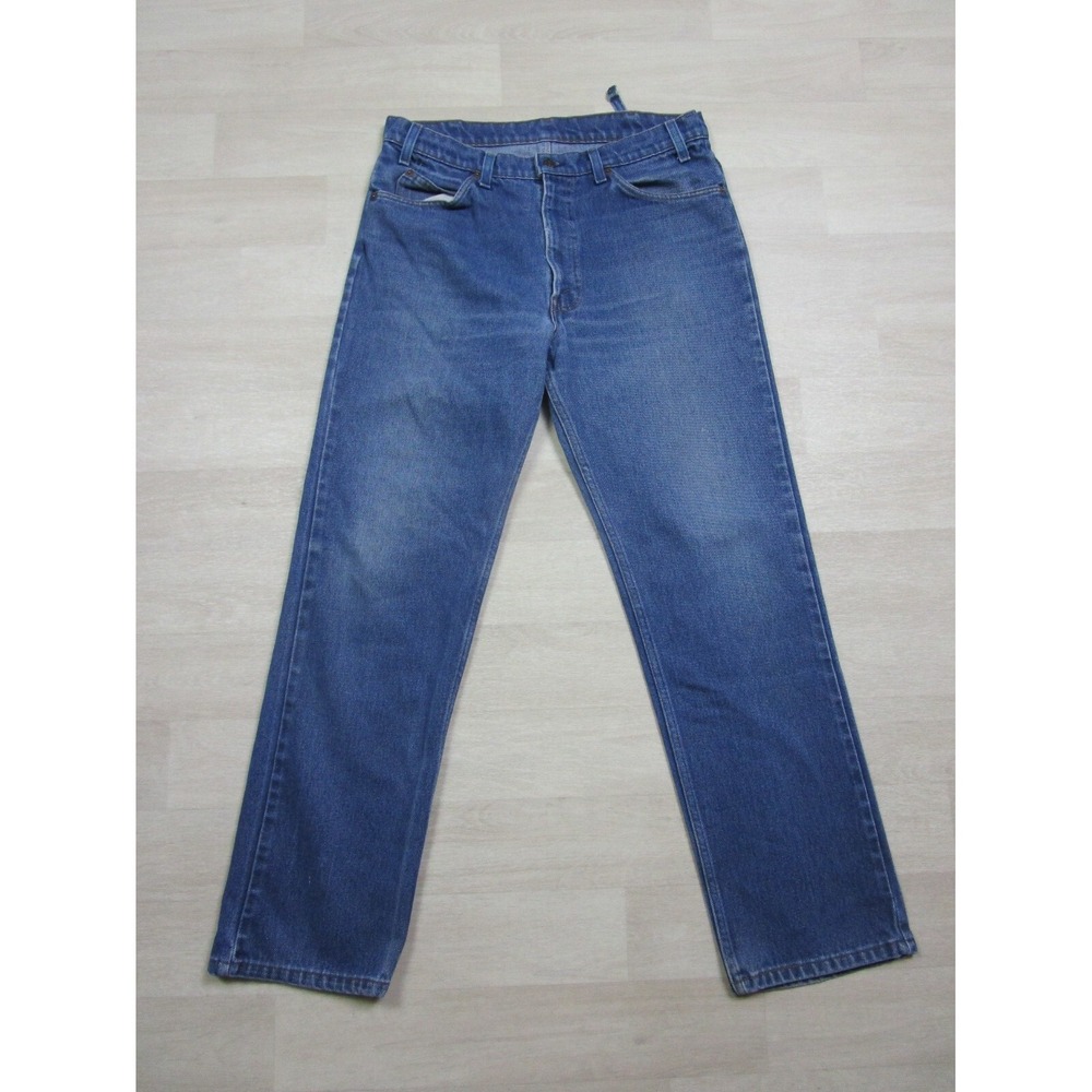 Vintage Levis 575 Orange Tab‎ Men's Jeans 35x31 SF 207 Distressed 1970's